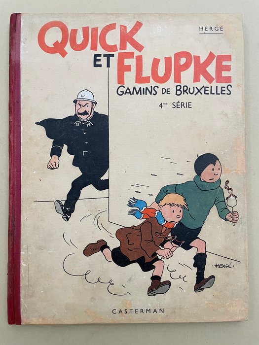 Quick et Flupke - Quick et Flupke gamins de Bruxelles (4e série) - NB - 1 Album (gendannet) - Genoptryk - 1940