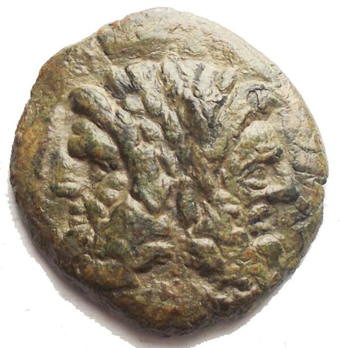 Sicilien, Panormos. As Ca 200-190 BC - Monogram of ΠΟR