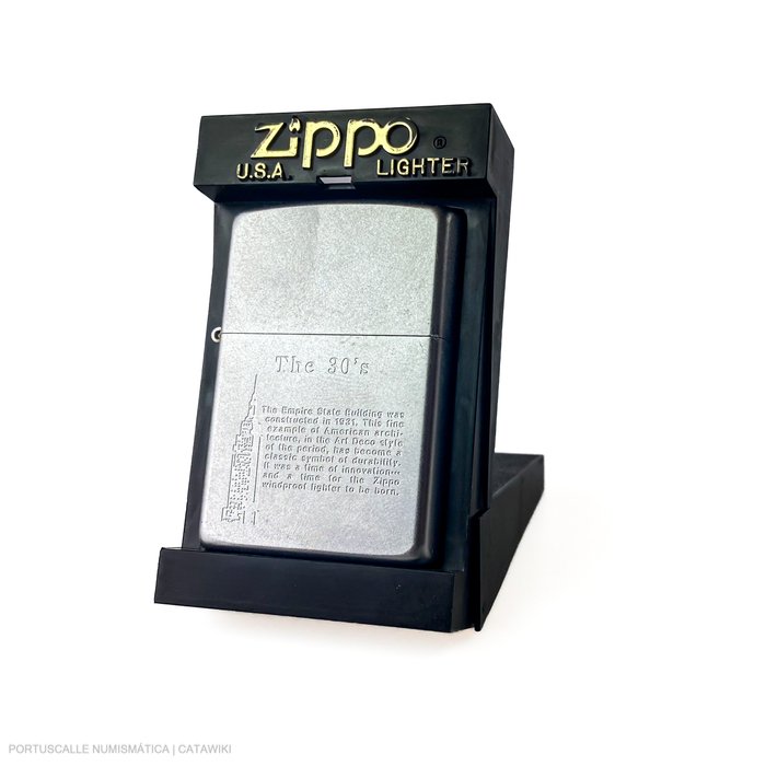 Zippo - The 30´s - Lighter - Stål (rustfrit)