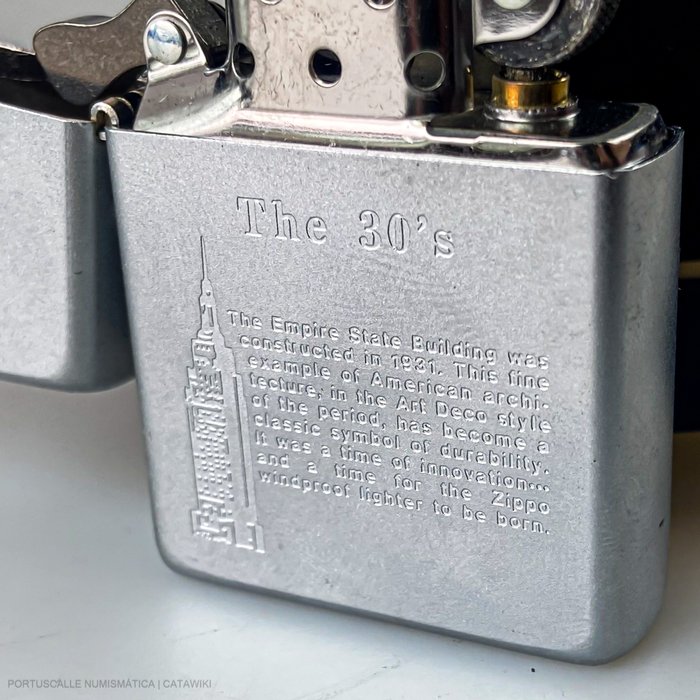 Zippo - The 30´s - Lighter - Stål (rustfrit)