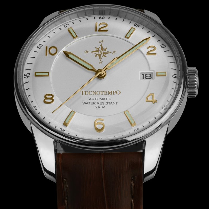 Tecnotempo - Special Limited Edition "Wind Rose" -  (Silver-Gold Tone) - TT.50.RVSGR2 - Mænd - 2011-nu