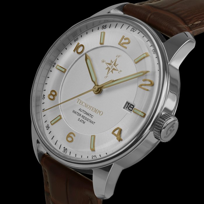 Tecnotempo - Special Limited Edition "Wind Rose" -  (Silver-Gold Tone) - TT.50.RVSGR2 - Mænd - 2011-nu