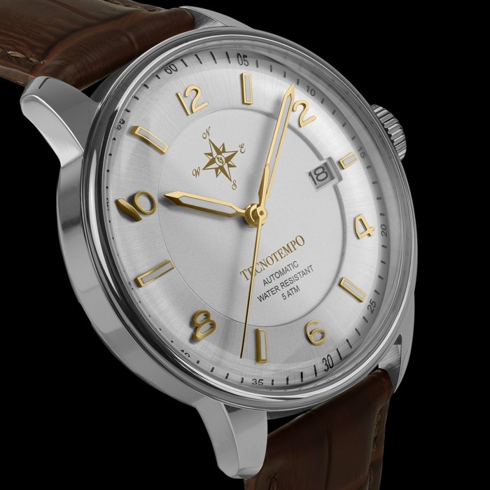 Tecnotempo - Special Limited Edition "Wind Rose" -  (Silver-Gold Tone) - TT.50.RVSGR2 - Mænd - 2011-nu