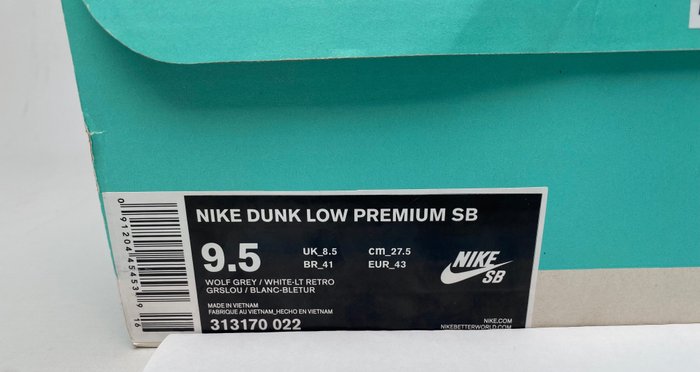 Nike SB - Dunk Low - Sneakers - Størelse: 43 (EU/IT) / 9 (UK) / 10 (US)