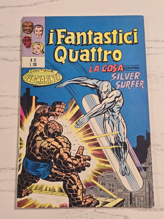 I Fantastici Quattro n 51/54 - originali - 4 Comic - Første udgave