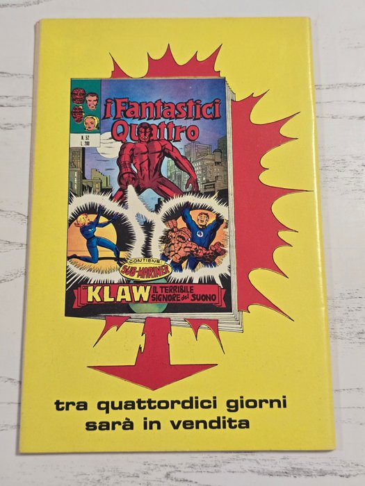 I Fantastici Quattro n 51/54 - originali - 4 Comic - Første udgave