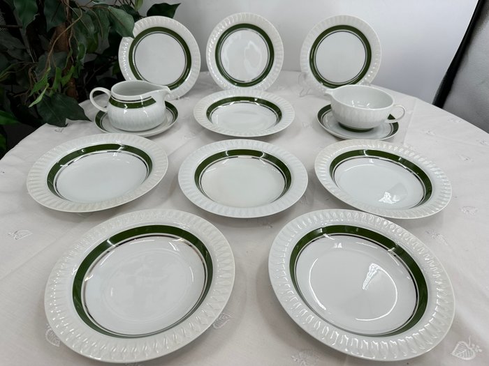 Thomas Germany Vintage Geschirr-Set - Tallerken (13) - Porcelæn