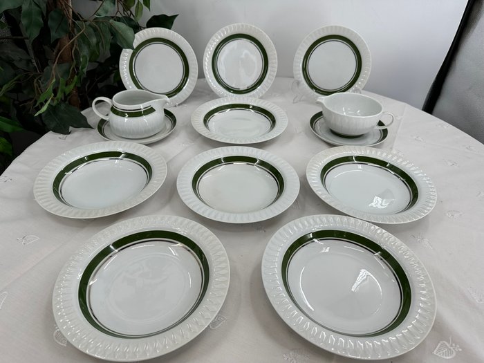 Thomas Germany Vintage Geschirr-Set - Tallerken (13) - Porcelæn