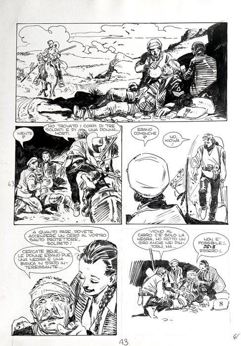 Milazzo, Ivo - 1 Original page - Ken Parker #19 - Un uomo inutile