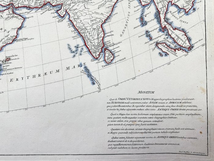 Ancient world - Europa, Lilleasien, Arabien, Indien, Nordafrika, Asien; Jean-Baptiste Bourguignon d'Anville / Christoph Weigel - Orbis Veteribus Notus - 1781-1800