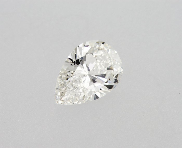 1 pcs Diamant  (Natur)  - 204 ct - Pære - H - SI1 - Gemological Institute of America (GIA) - f56