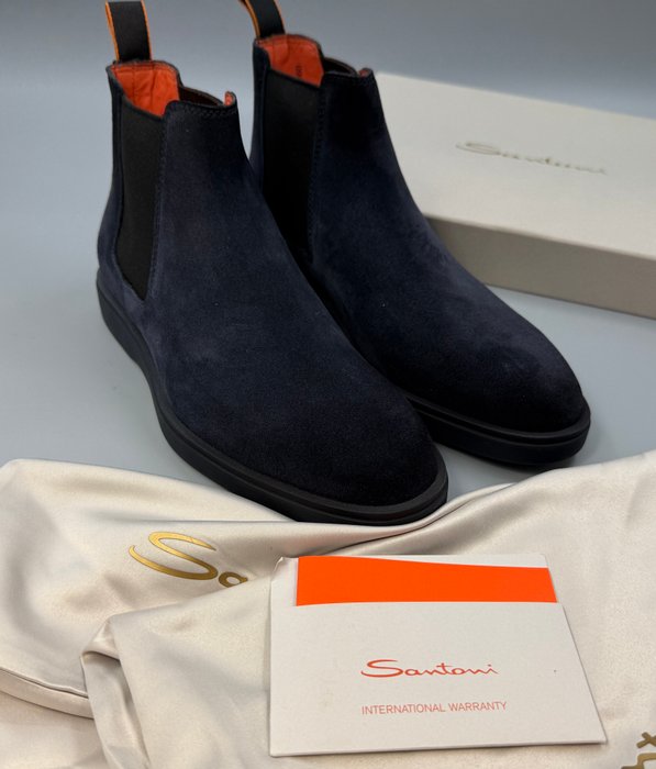 Santoni UK5  No reserve price - Ankelstøvler - Størelse: EU 40 - Ny og i æsken