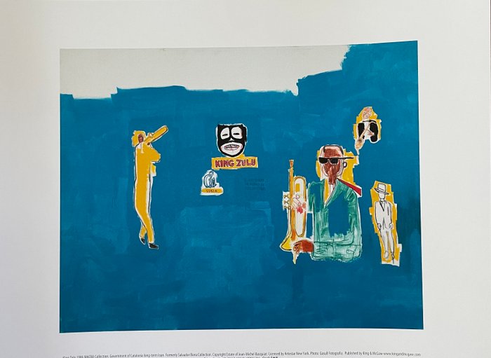 Jean-Michel Basquiat - after (1960-1988), King Zulu,1986 MACBA Collection,Copyright Estate of Jean-Michel Basquiat,