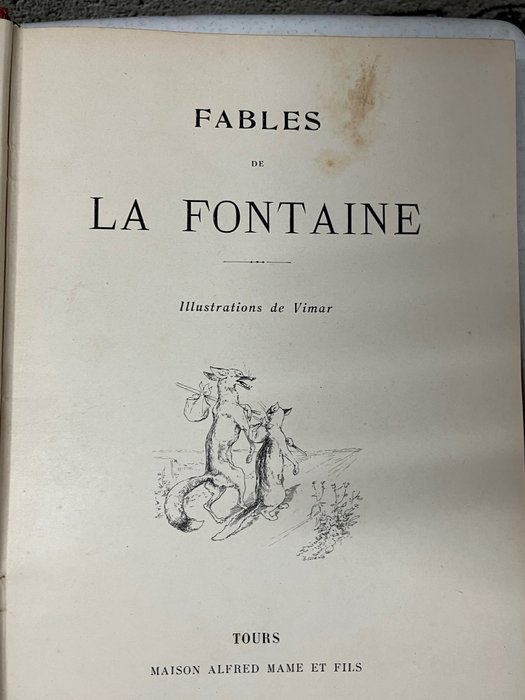 La Fontaine / Vimar - Fables de la Fontaine - 1897