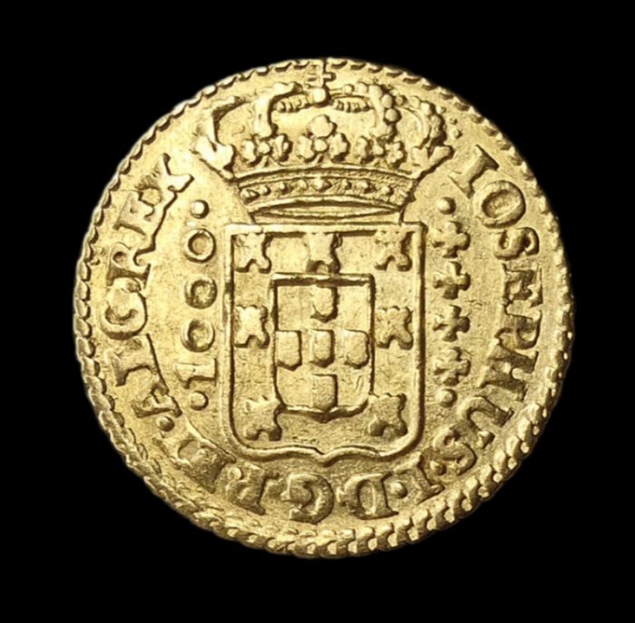 Portugal. D. José I (1750-1777). Quartinho (1.200 Reis) 1752 - Iosephus - Coroa de 4 Arcos - Escassa