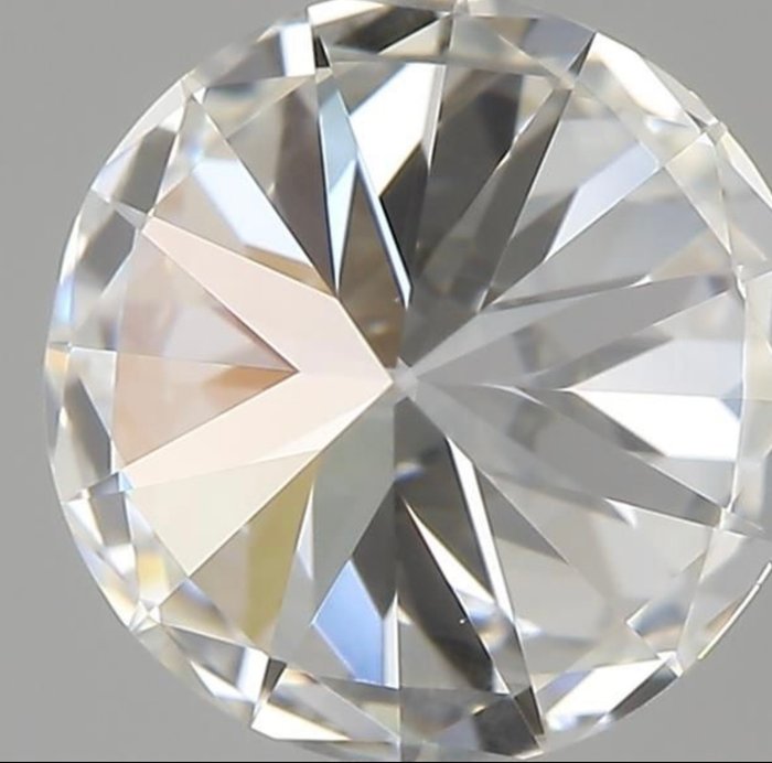 1 pcs Diamant  (Natur)  - 0.70 ct - Rund - F - VVS1 - Gemological Institute of America (GIA)