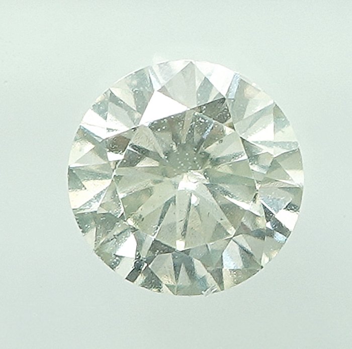 1 pcs Diamant  (Natur)  - 0.35 ct - J - I1 - Gem Report Antwerp (GRA)