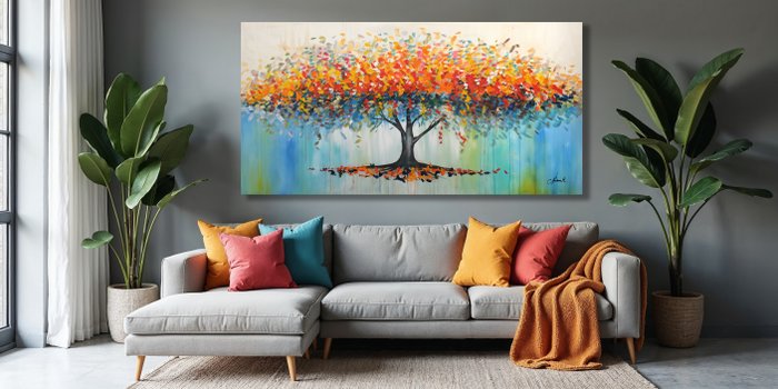 Monika Spiewak - Spirit Tree - XXL -  on Frame - Ready to Hang