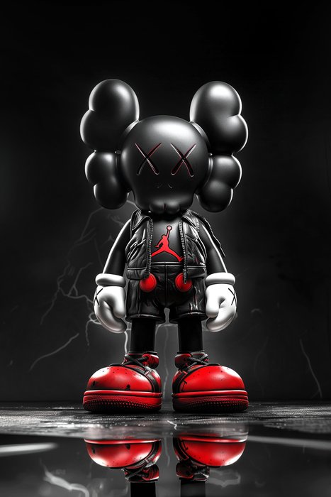 Artxlife - Jordan Black Kaws [XXL]