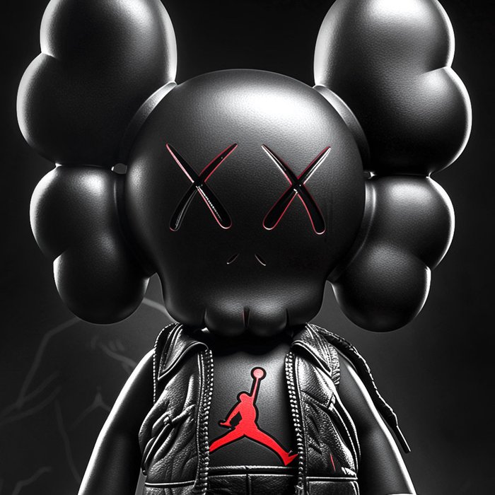 Artxlife - Jordan Black Kaws [XXL]