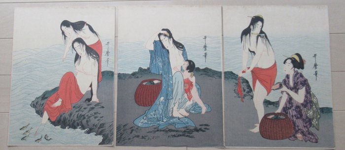 Abalone Divers - 1928 - Kitagawa Utamaro (1753-1806) - Japan