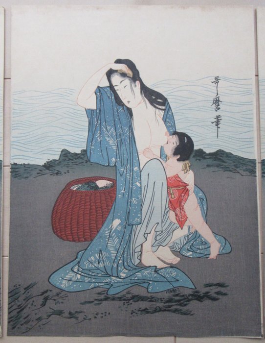 Abalone Divers - 1928 - Kitagawa Utamaro (1753-1806) - Japan