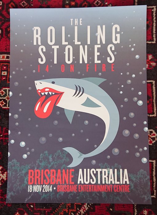 Anonymous - Rolling Stones cartel Brisbane ,14 On Fire,2014 - 2000'erne