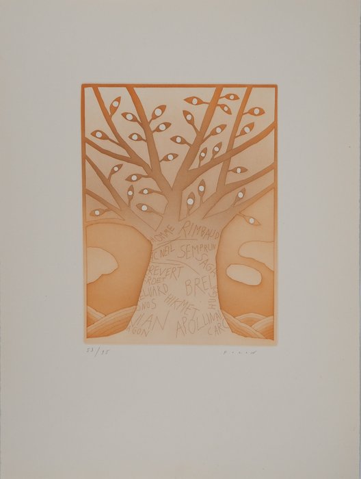 Jean-Michel Folon (1934-2005) - Arbre de connaissance