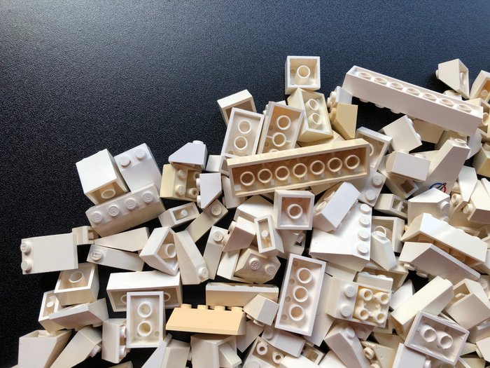 Lego - Geen serie - LEGO Partij van 1000 gram witte dakpannen