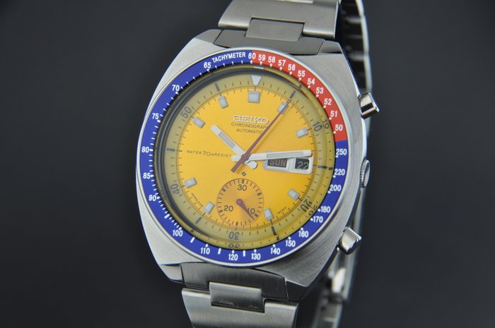 Seiko - Pogue Chronograph Pepsi Bezel - 6139-6002 - Mænd - 1970-1979