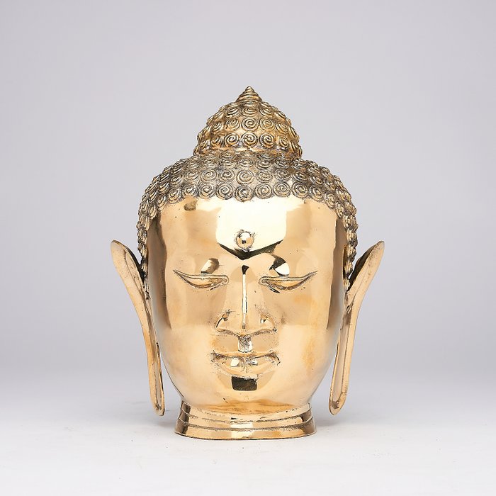 NO RESERVE PRICE - Buddha Head Sculpture - Skulptur - Andet - Indonesien  (Ingen mindstepris)