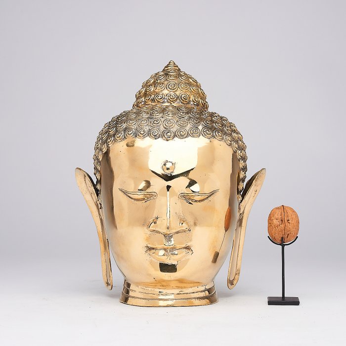 NO RESERVE PRICE - Buddha Head Sculpture - Skulptur - Andet - Indonesien  (Ingen mindstepris)