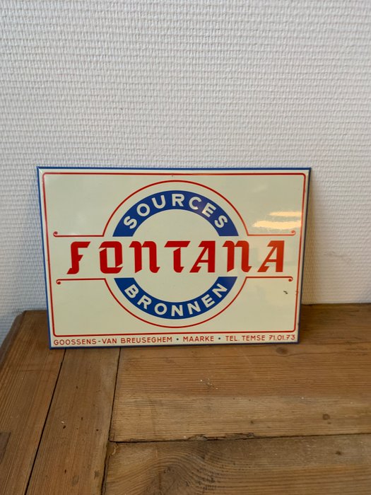 Fontana - N.V. Hoboken - Reklameplakat - Skat betalt Antwerpen 512-662 - Se