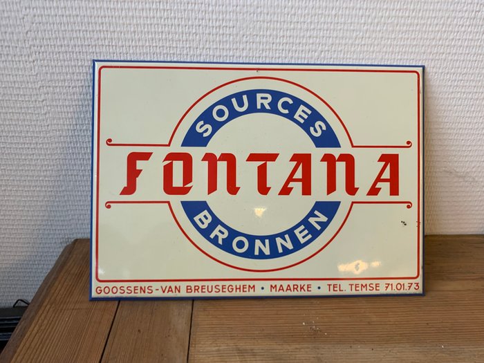 Fontana - N.V. Hoboken - Reklameplakat - Skat betalt Antwerpen 512-662 - Se