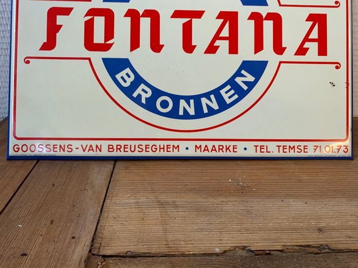 Fontana - N.V. Hoboken - Reklameplakat - Skat betalt Antwerpen 512-662 - Se