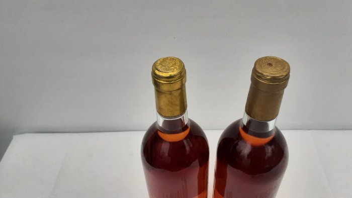 1981 Château Rieussec, 1989 Chateau Doisy Dubrca - Sauternes 1er Grand Cru Classé - 2 Flasker (0,75 L)