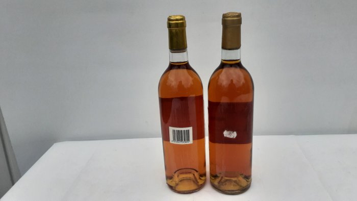 1981 Château Rieussec, 1989 Chateau Doisy Dubrca - Sauternes 1er Grand Cru Classé - 2 Flasker (0,75 L)