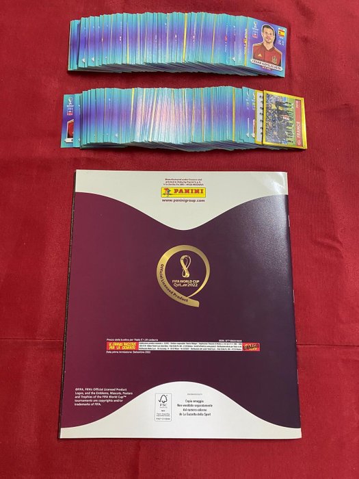 Panini - Qatar 2022 World Cup - 1 Empty album + complete loose sticker set