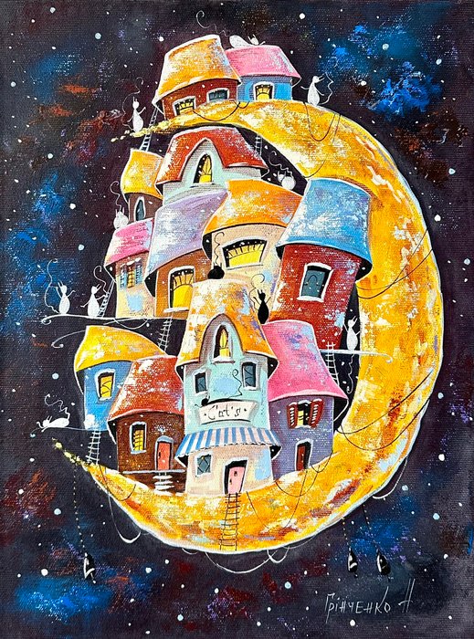 Nataly Grinchenko (XX) - City on Moon