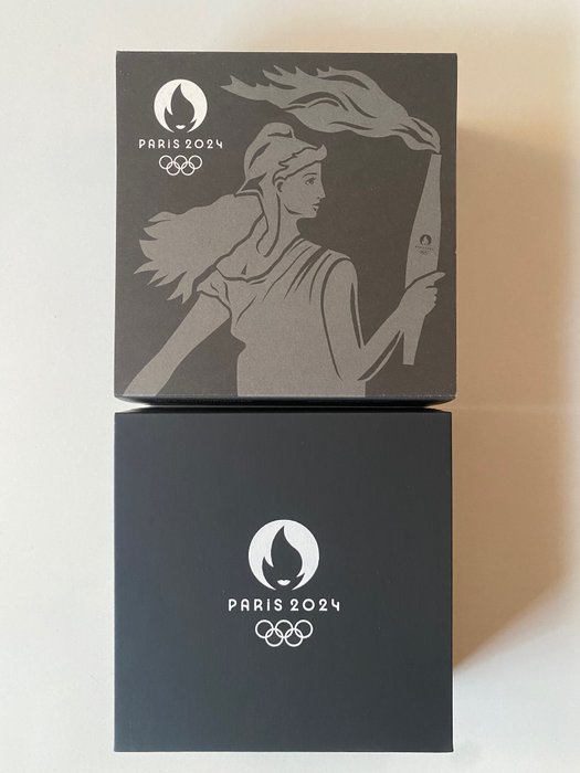 Frankrig. Proof Set 2024 "Jeux Olympiques Paris 2024" (incl. 20 euro silver coin)