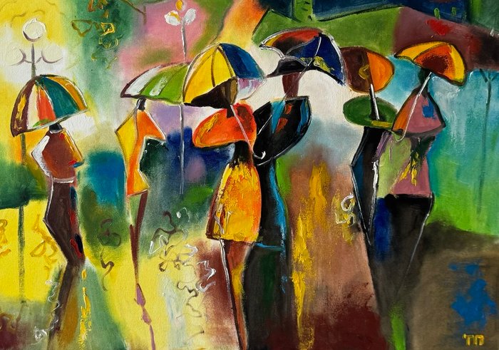 Petrus Tanya (1969) - Umbrella walk