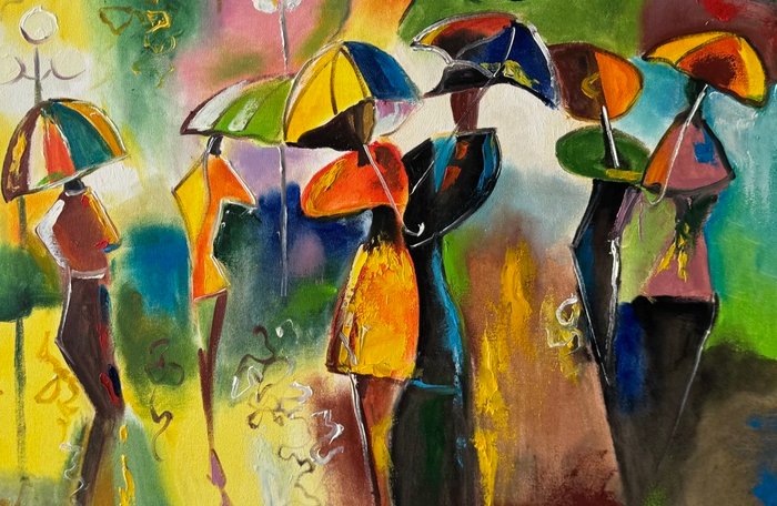 Petrus Tanya (1969) - Umbrella walk