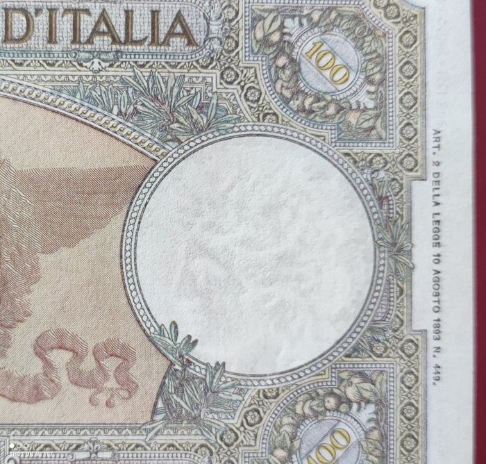 Italien. - 100 Lire 20/02/1941 - Gigante BI 19/27; Pick 55  (Ingen mindstepris)