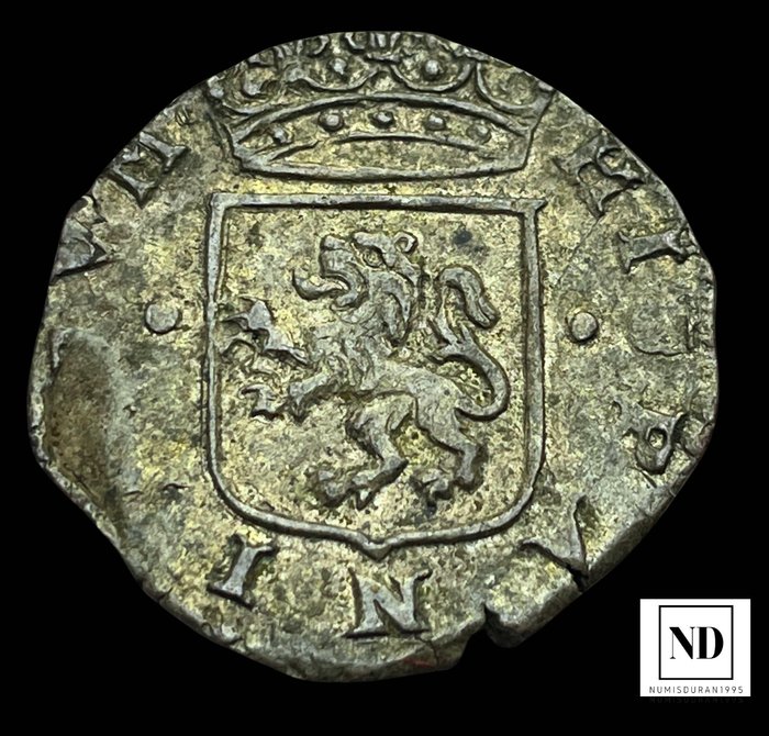 Kongeriget Spanien. Felipe II (1556-1598). Cuartillo Antes 1582 - Burgos