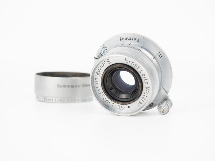 Leitz Summaron f = 35cm 1: 35 + Leitz lens-hood + Leitz yellow filter / nice condition Analogt kamera