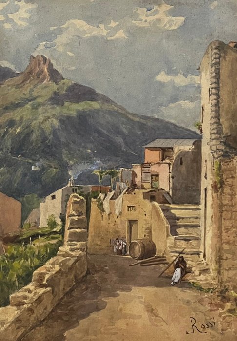 Luigi Rossi (1853-1923) - Paesaggio