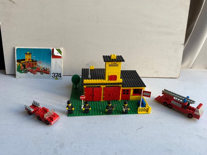 Lego - Legoland - 374 - Fire Station - 1970-1980