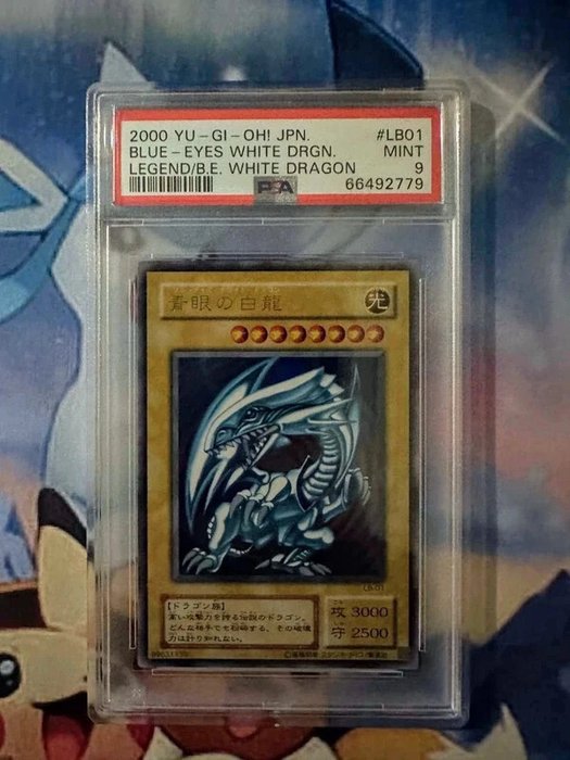 yu gi oh Graded card - Yu-Gi-Oh! PSA 9 2000 - Blue Eyes White Dragon ultra - Legend of bewd #LB01 - PSA 9