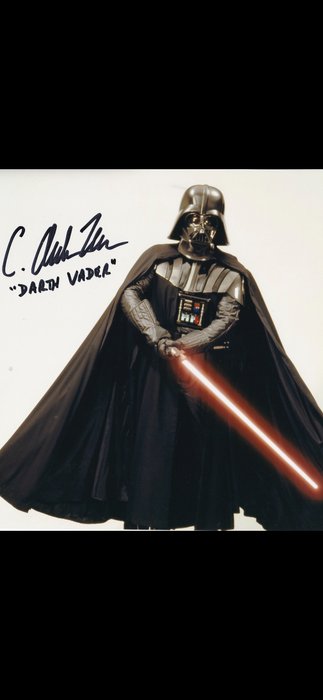 Star Wars Episode V: The Empire Strikes Back - Signed by C Andrew Nelson (Darth Vader)