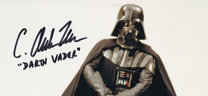 Star Wars Episode V: The Empire Strikes Back - Signed by C Andrew Nelson (Darth Vader)